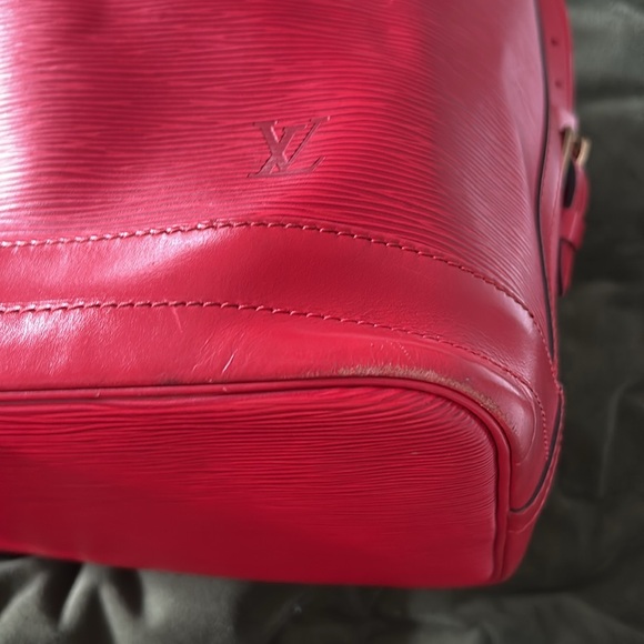 Vintage Louis Vuitton Red Epi Noé ❣️❣️❣️Bag ❣️AR0916❣️❣️EUC - Picture 14 of 15